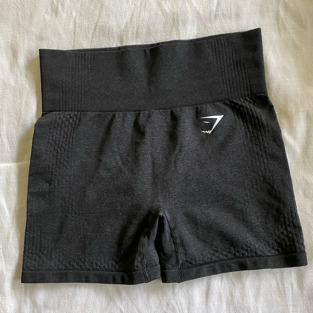 Gymshark Vital Seamless 2.0 Black Shorts